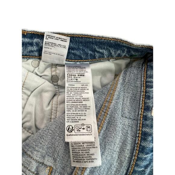 Levi's Premium 501 Men's Blue 93 Straight Leg Jeans Size 34X32 - Picture 8 of 10
